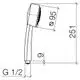 DORNBRACHT Handbrause MADISON 28002978 Chrom, 28002978-00 Galeriebild 3